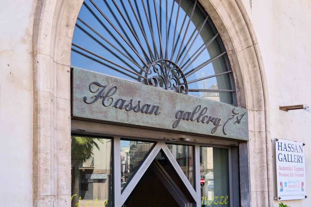 corredo immagini Hassan Gallery conversano
