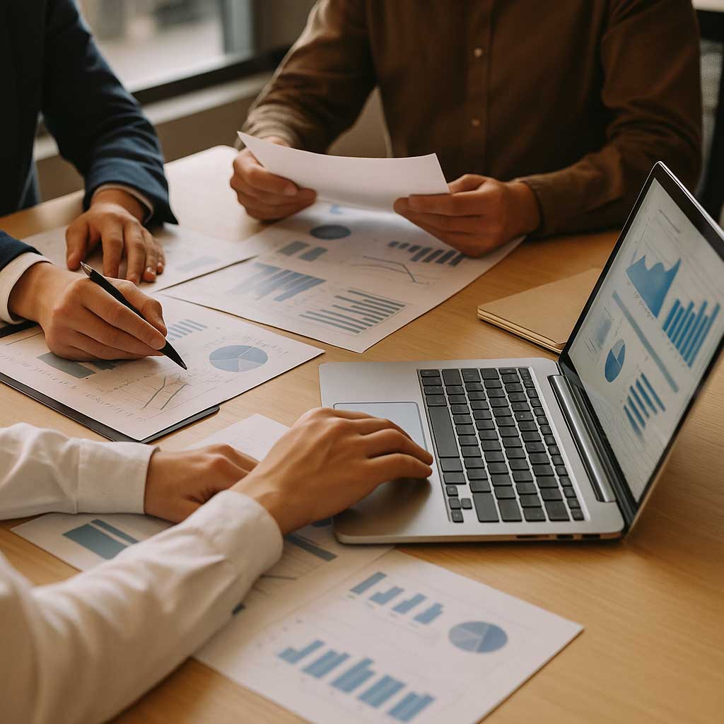 Grafico di crescita del traffico organico con ottimizzazione SEO